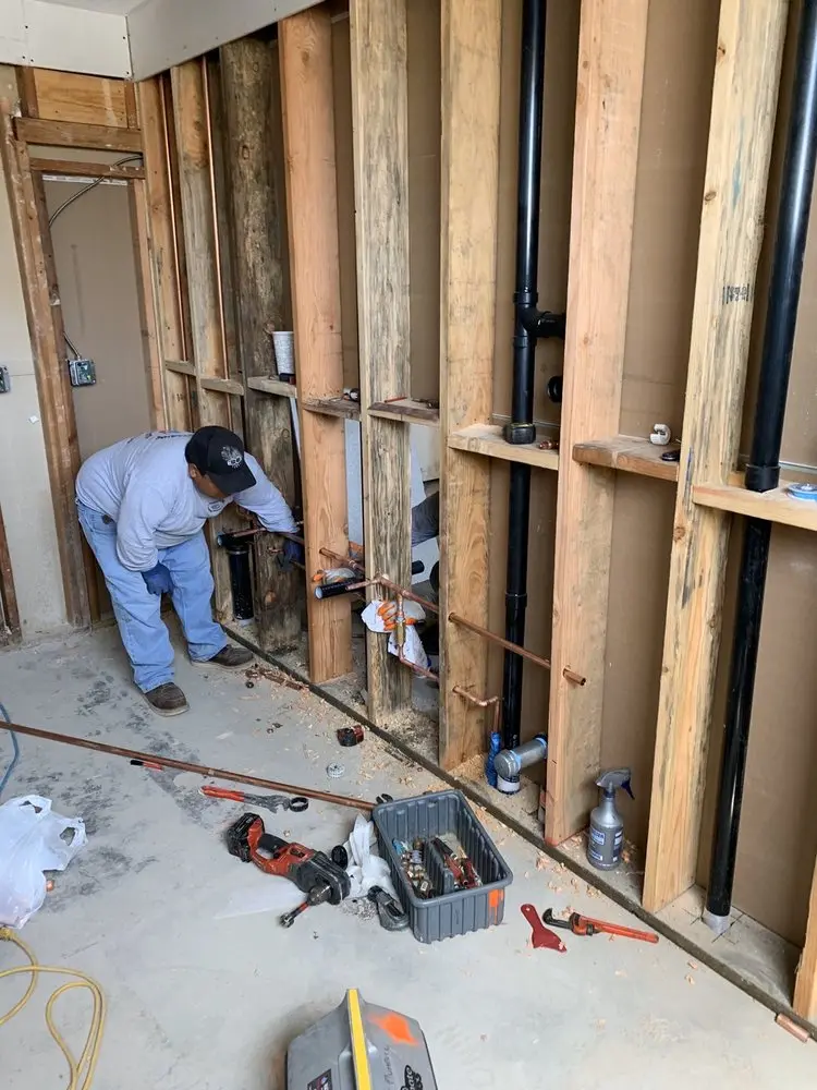Commercial rough-in plumbing for Trenchless Sewer Repair in Chattanooga